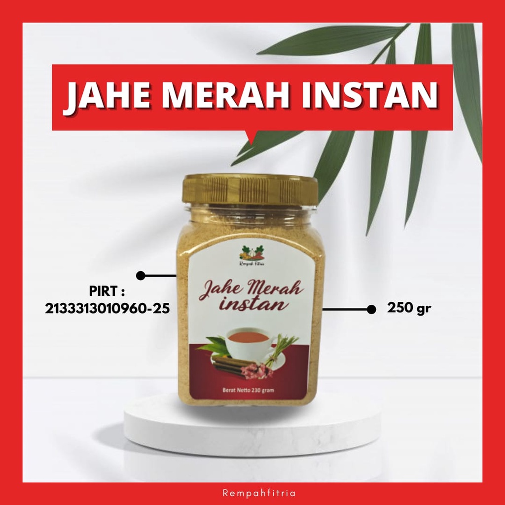 Jual Minuman Jamu Obat Jahe Merah Instan Instant Bubuk Serbuk Pedas