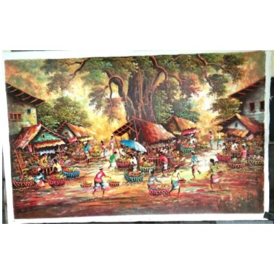 Jual Lukisan Pasar Tradisional K2 Shopee Indonesia