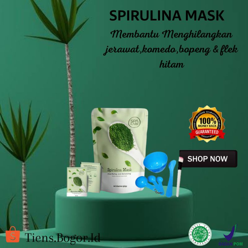 Jual Spakare Spirulina Mask Masker Terbaik Di Dunia Membantu