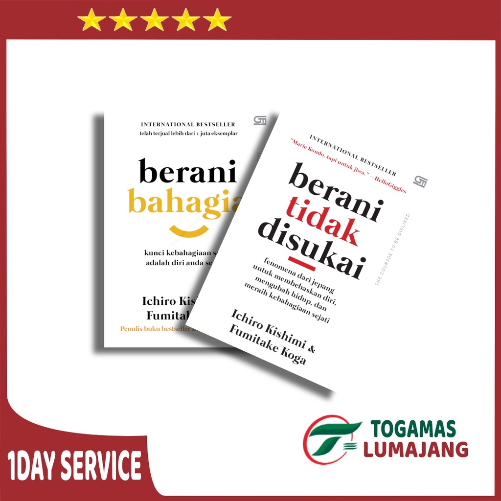 Jual Buku Best Seller Ichiro Kishimi Fumitake Koga Berani Tidak