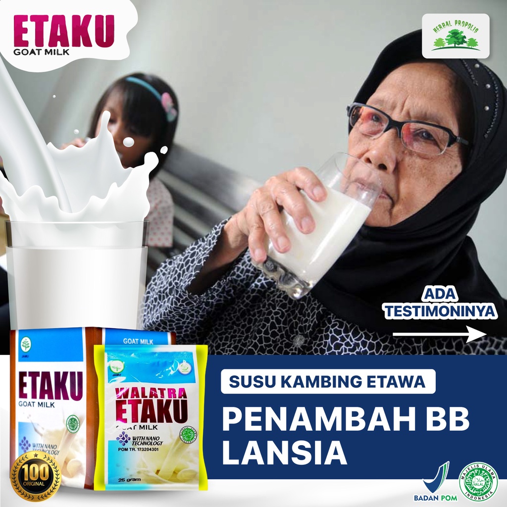 Jual Susu Penggemuk Penambah Berat Badan Lansia Tingkatkan Nafsu Makan