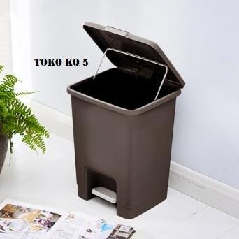 Jual Krisbow Ltr Tempat Sampah Plastik Cokelat Tua Lewissellers