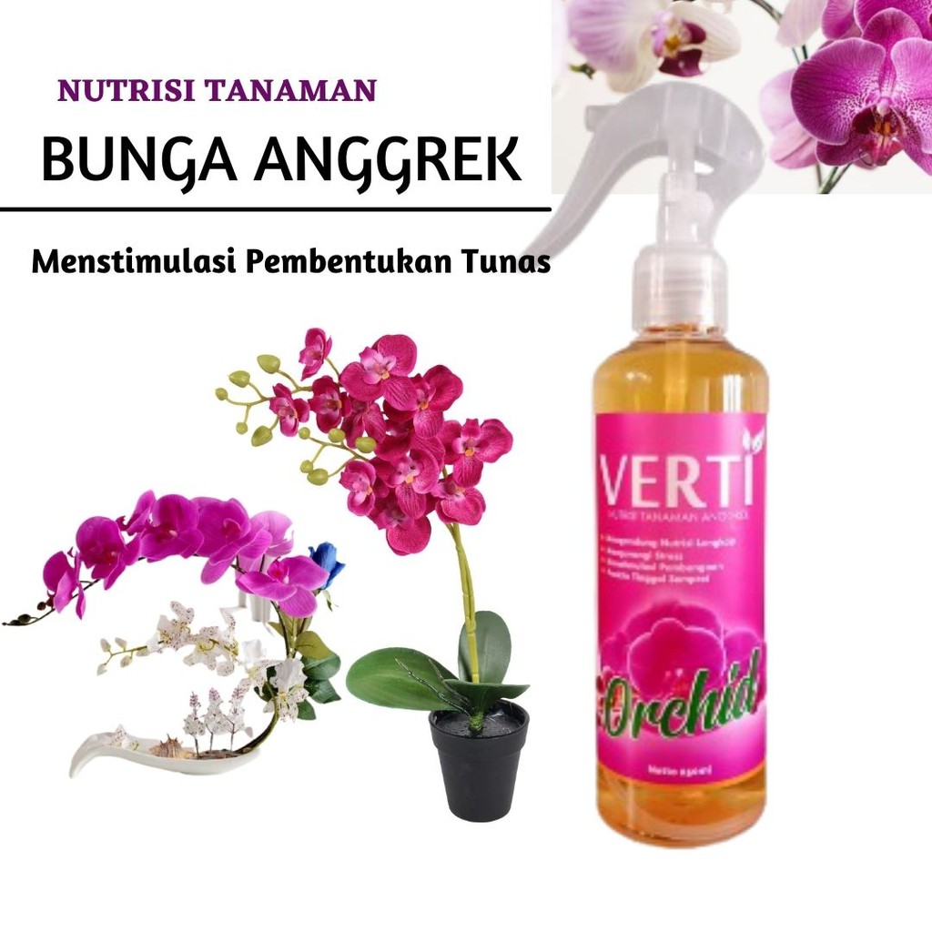 Jual Pupuk Perangsang Tunas Anggrek Tebu Pupuk Verti Orchid Spray