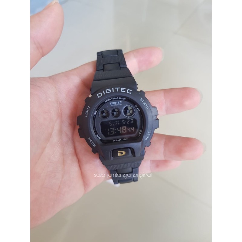 Jual Jam Tangan Digitec DG 5198R Original Hitam Shopee Indonesia