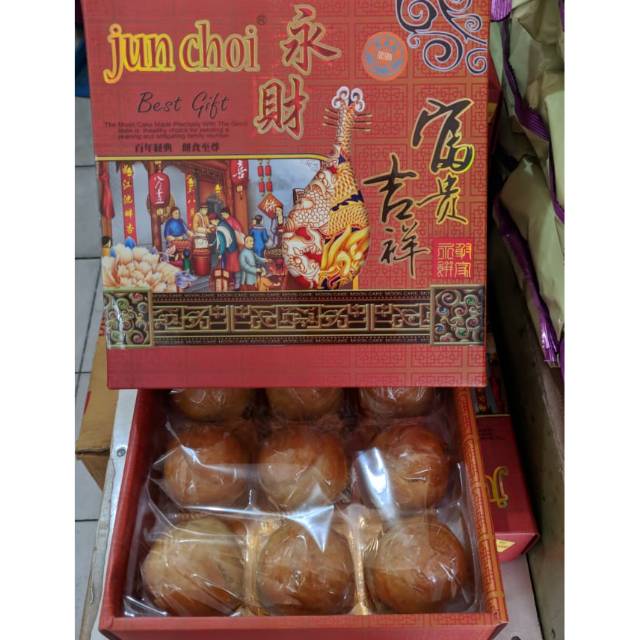 Jual Moon Cake Kue Bulan Telur Asin Jun Choi Singkawang Isi Pcs