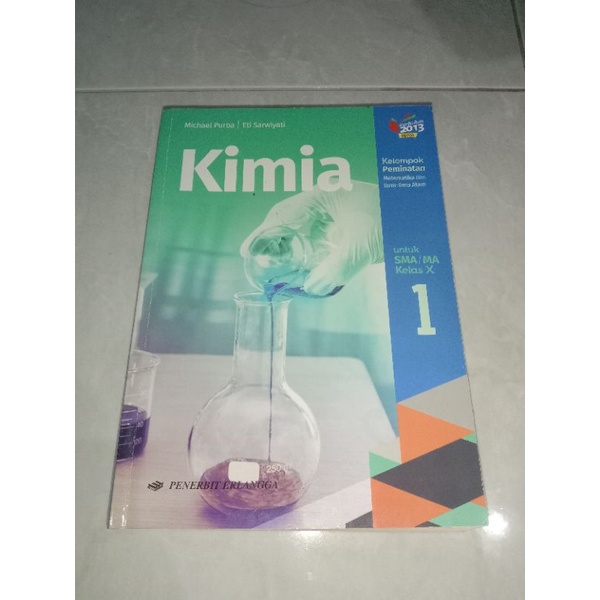 Jual Buku Kimia SMA MA Kelas 10 1 Penerbit Erlangga Shopee Indonesia