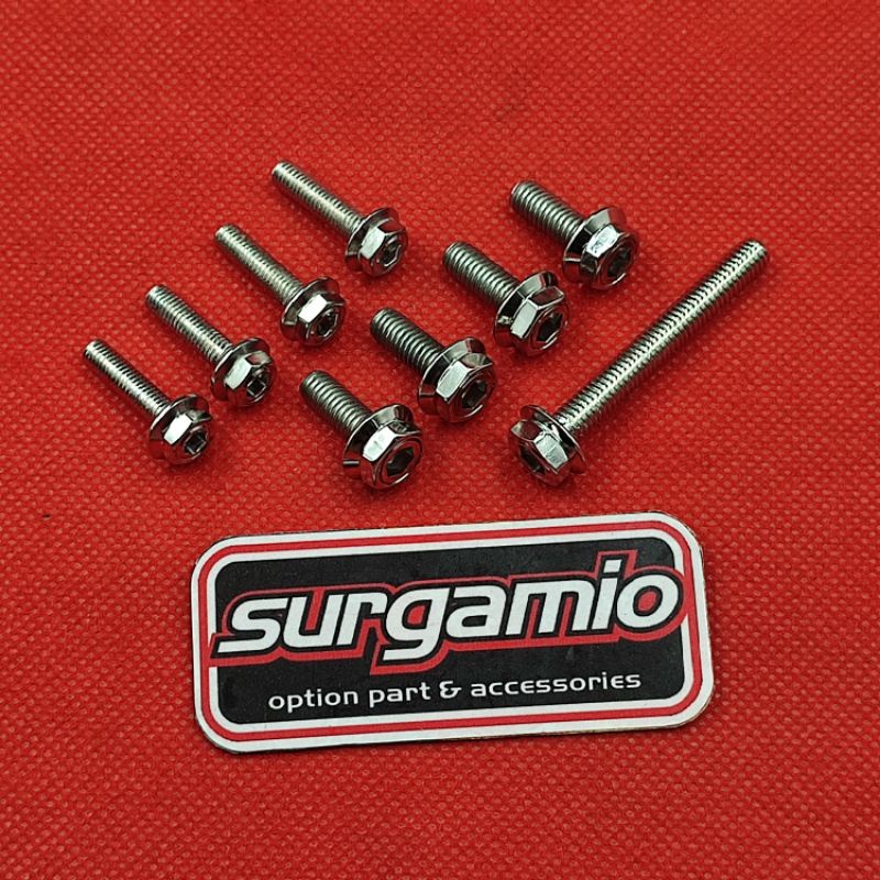 Jual Probolt Baut Cover Cvt Mio Sporty Smile Probolt Kunci Stainless