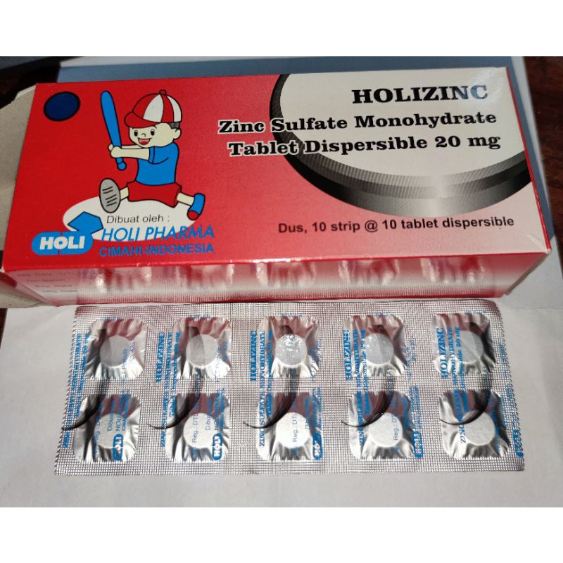 Jual Holizinc Tablet Mg Per Box Shopee Indonesia