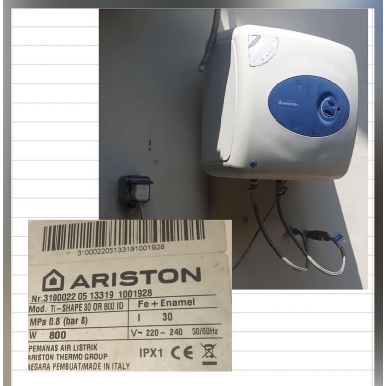 Jual Water Heater Ariston Pro L Shopee Indonesia