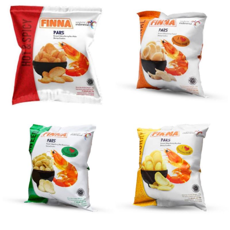 Jual Kerupuk FINNA Pars Original Seaweed Curry Hot Spicy Shopee Indonesia