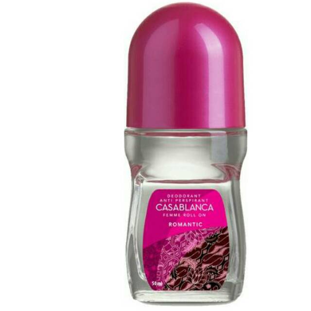 Jual CASABLANCA DEODORANT ROLL ON ROMANTIC PINK 50 Ml Shopee Indonesia