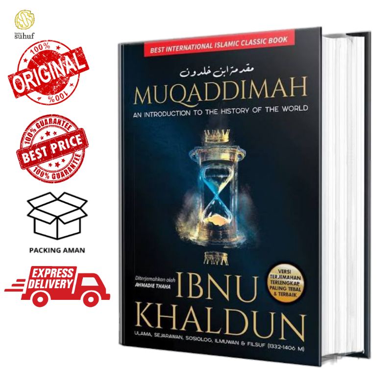 Jual Muqaddimah Ibnu Khaldun HARD COVER FORMAT BUKU BESAR Ibnu