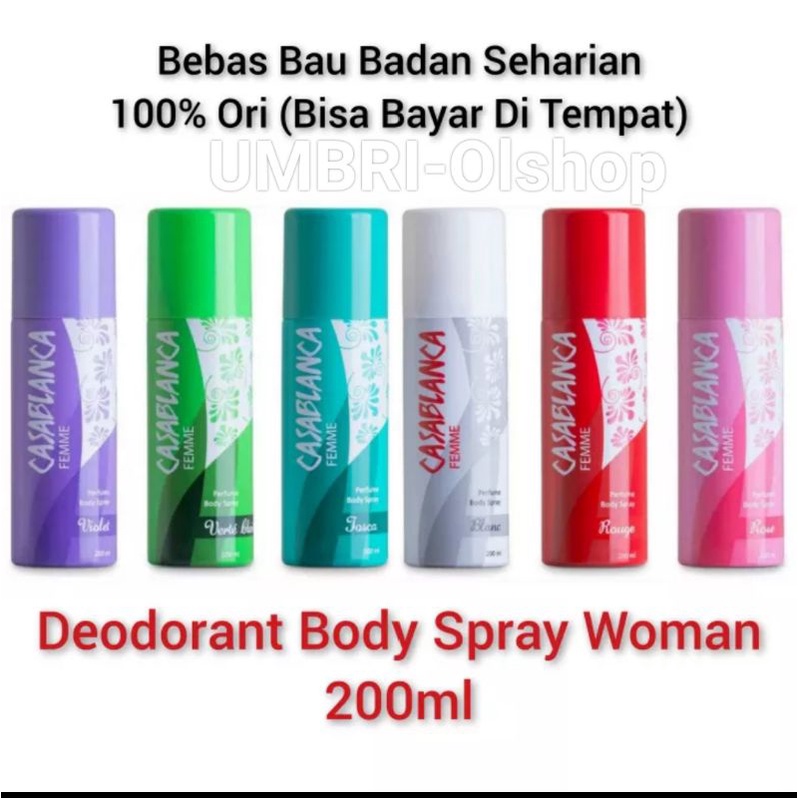 Jual Casablanca Homme Perfume Body Spray Shopee Indonesia