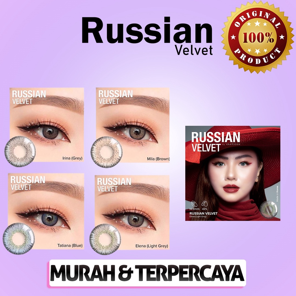 Jual SOFTLENS X2 RUSSIAN VELVET NORMAL DIA 14 50mm Shopee Indonesia