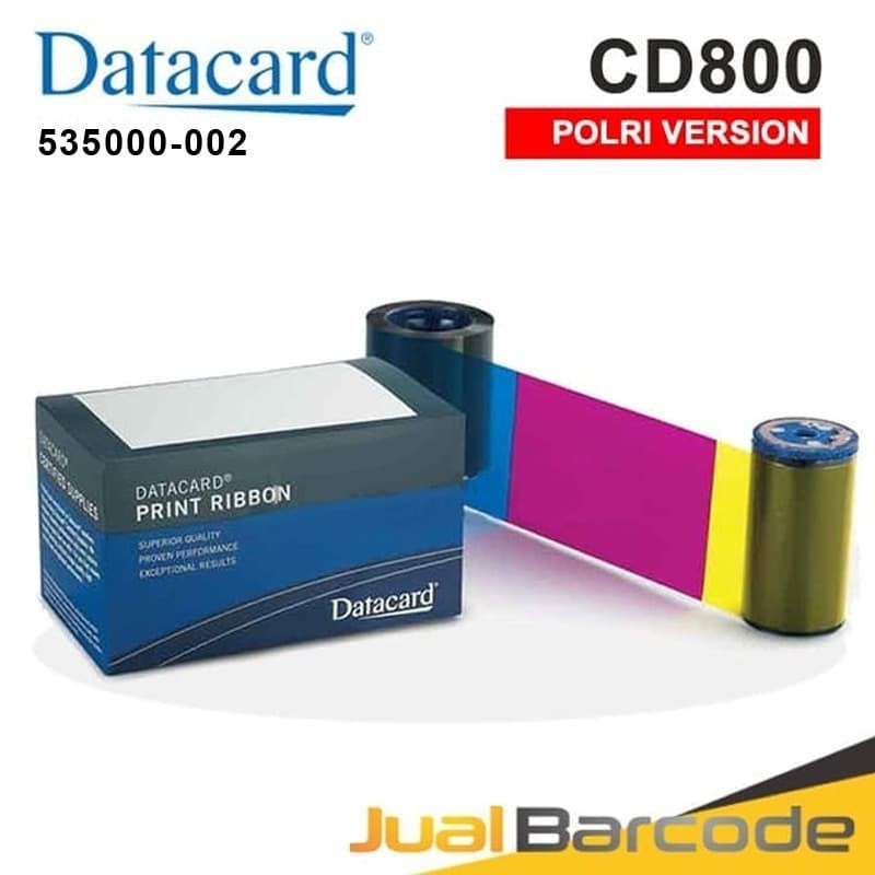 Jual RIBBON WARNA COLOR DATACARD CD800 CD 800 YMCKT PN 535000