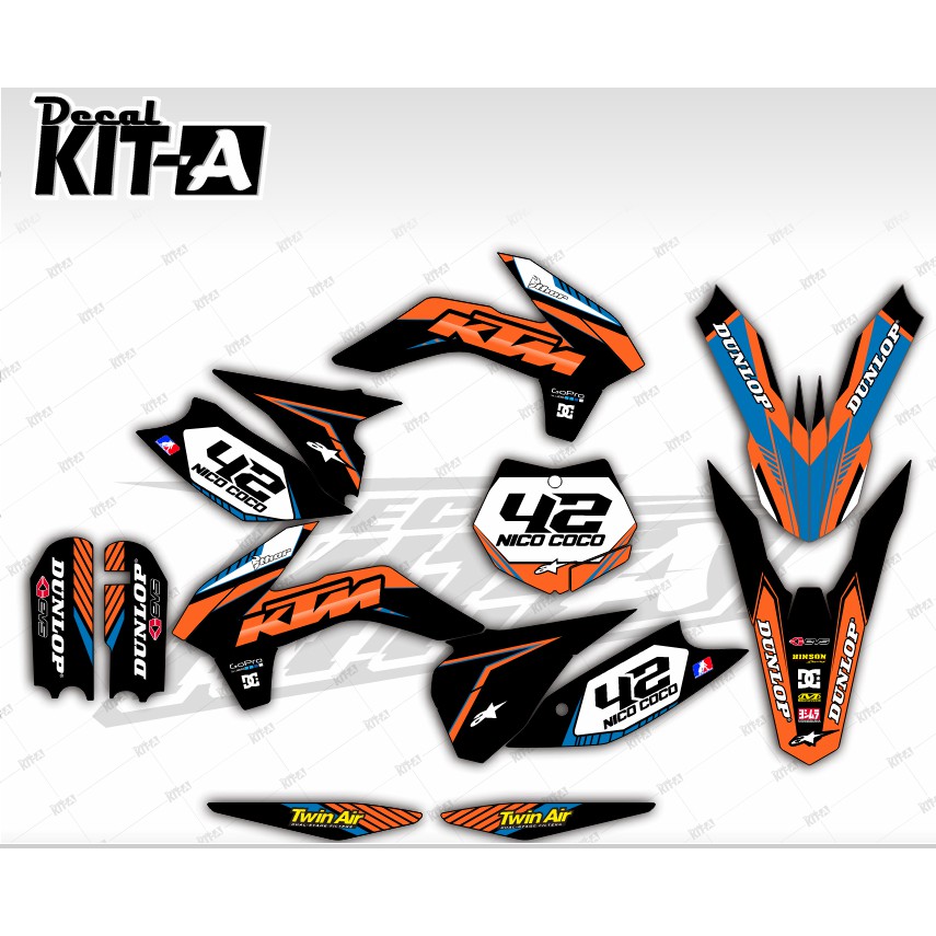 Jual Decal Stiker Ktm New Dekal Variasi Sticker Striping Custom Full