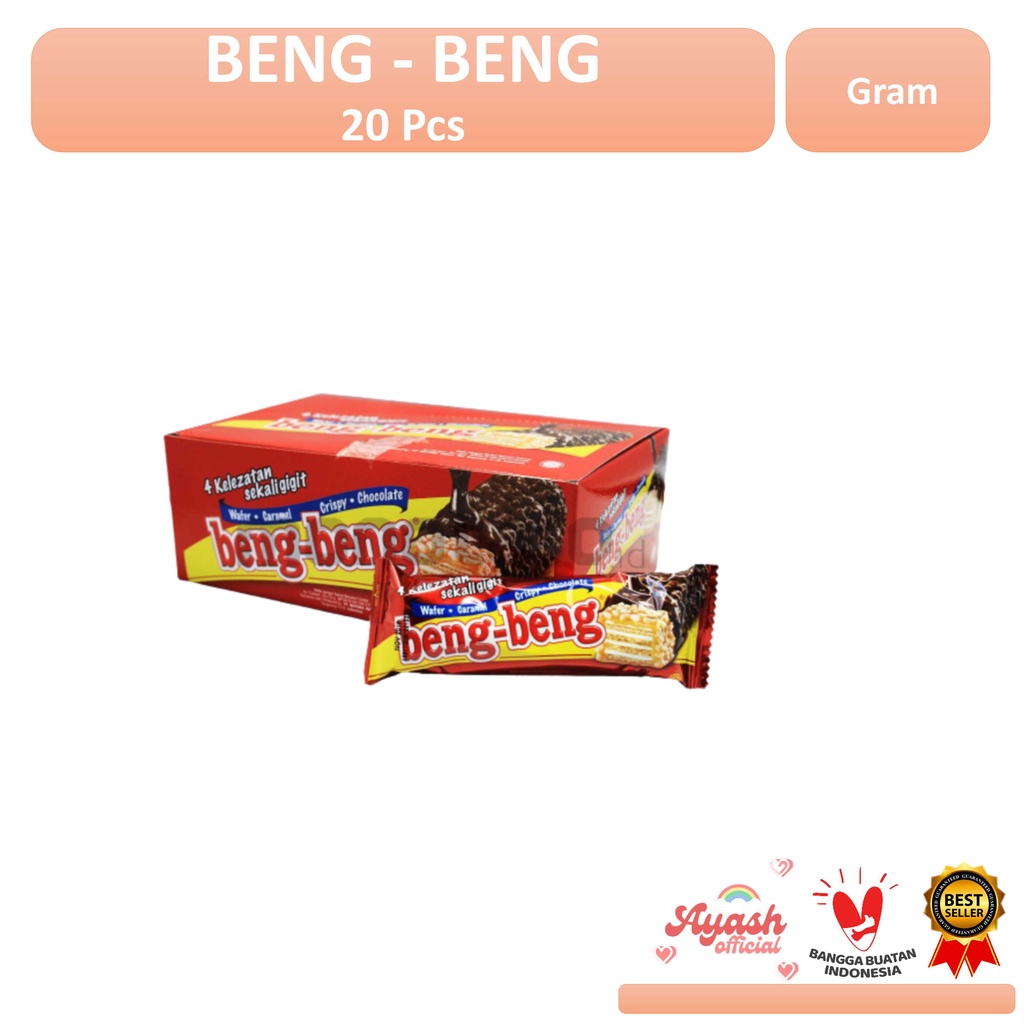 Jual Beng Beng Wafer Cokelat 1 Pak Isi 17 Pcs Shopee Indonesia