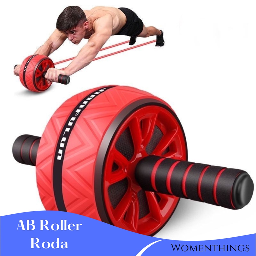 Jual AB Wheel Abs Roller Sixpack Roda Stabil Alat Olahraga Fitness