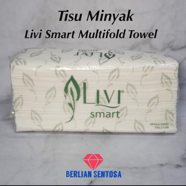 Jual Livi Smart Multifold Towel Tissue Minyak Shopee Indonesia