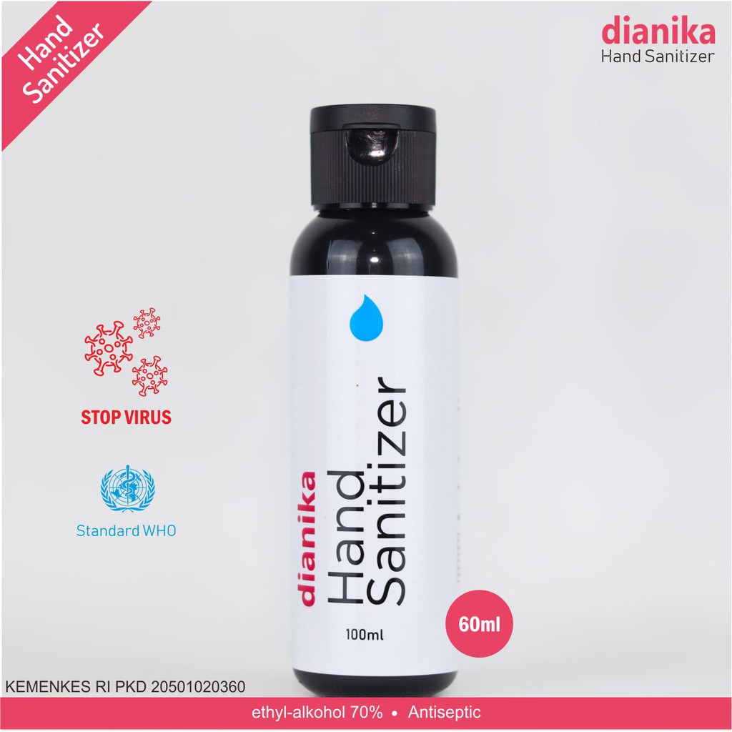 Jual Dianika Hand Sanitizer Gel Standar Who Ml Shopee Indonesia