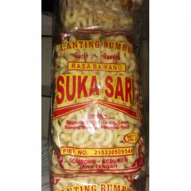 Jual Suka Sari Lanting Bumbu Aneka Rasa 200gr Khas Kebumen Shopee