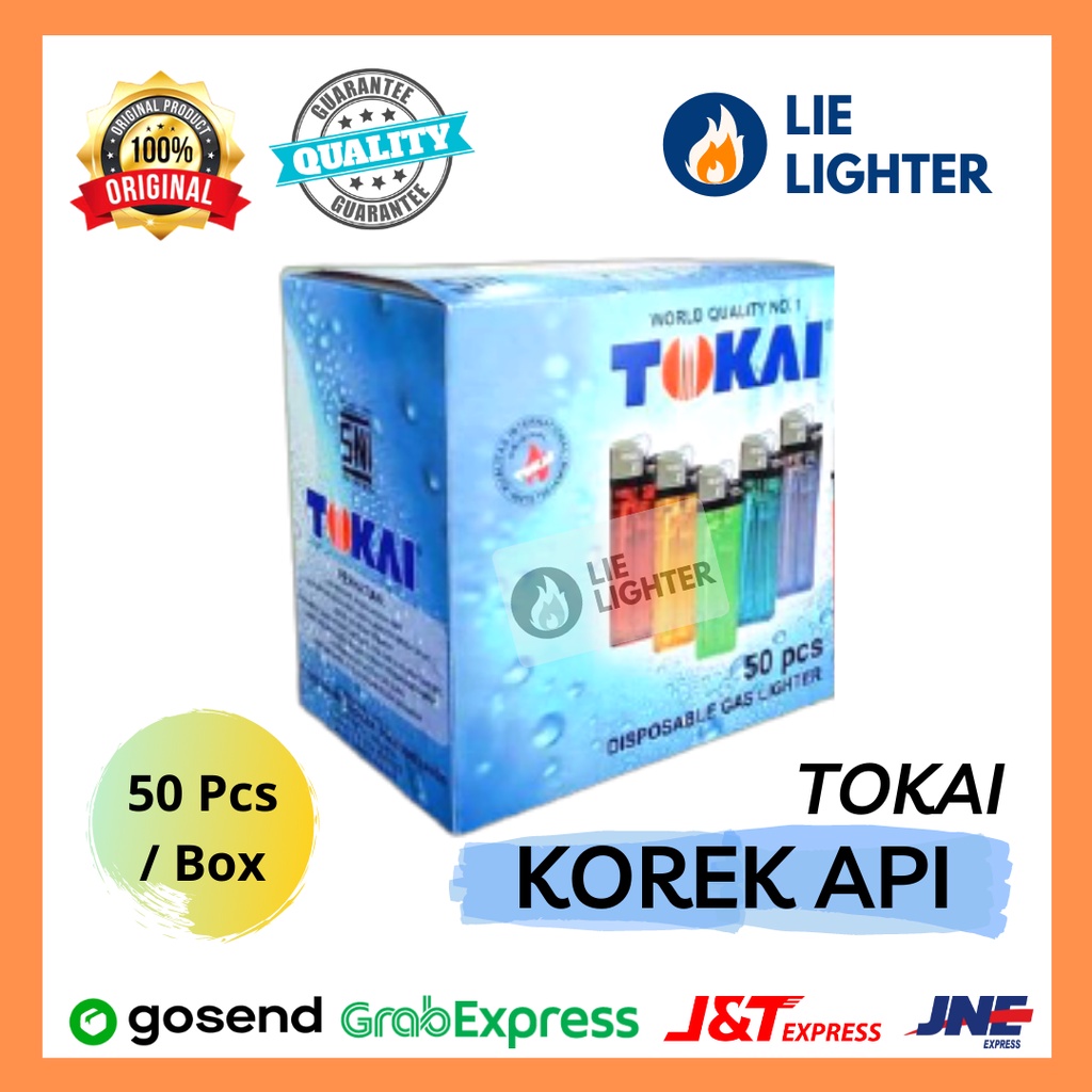 Jual Korek Api Gas Tokai Asli Original 1 Box Kotak Isi 50 Pcs