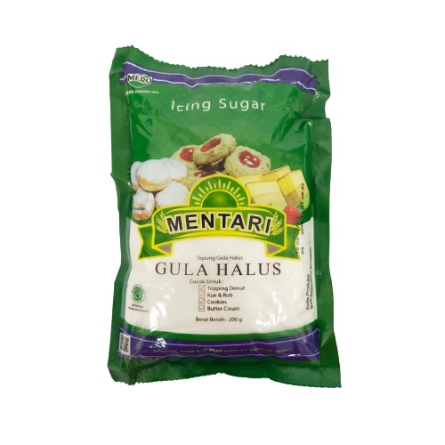 Jual Gula Halus Mentari Gula Halus 200g Shopee Indonesia