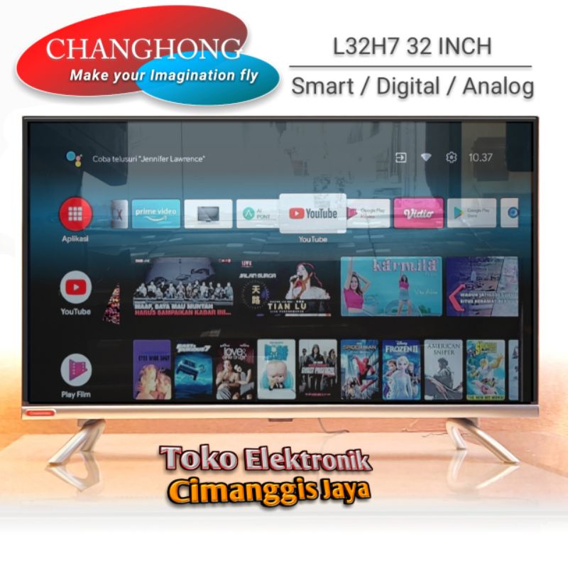 Jual Smart Tv Led Changhong Inch Android Shopee Indonesia