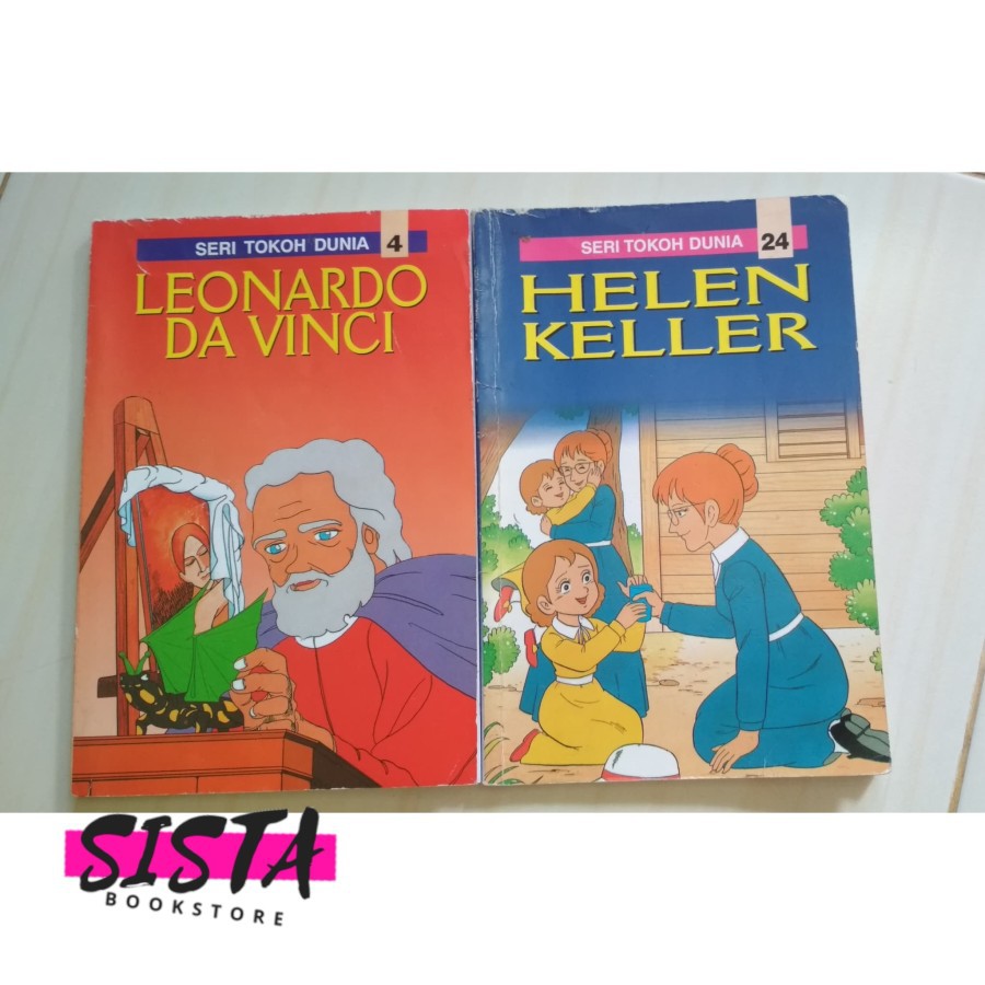 Jual Seri Tokoh Dunia Helen Keller Dan Leonardo Da Vinci Shopee Indonesia