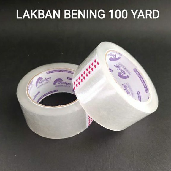 Jual Lakban Bening Inch Yard Mm Isolasi Lakban Coklat Bening