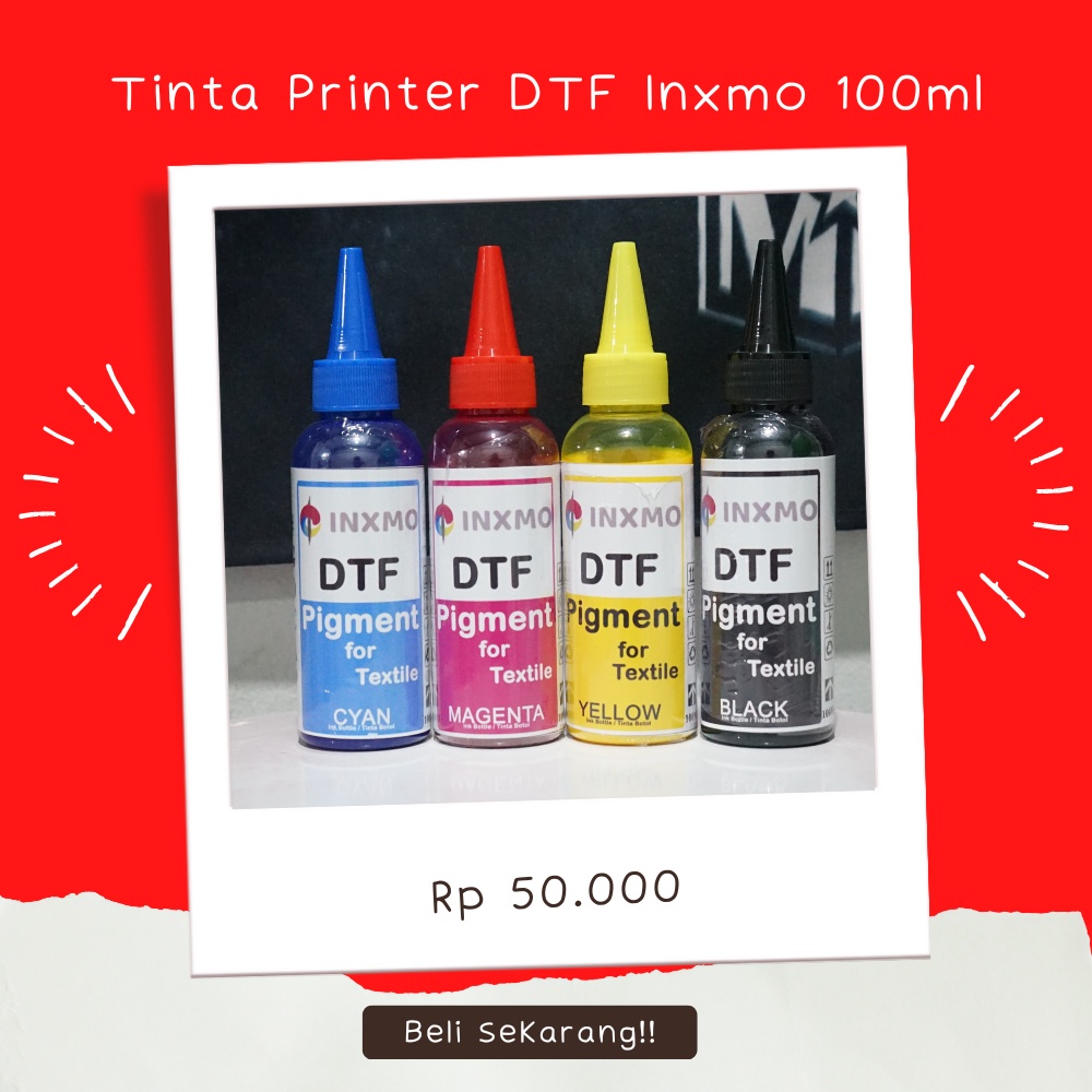 Jual Tinta Dtf Inxmo Gocap Ml Tinta Dtf Ink Cmyk Premium Ekonomis