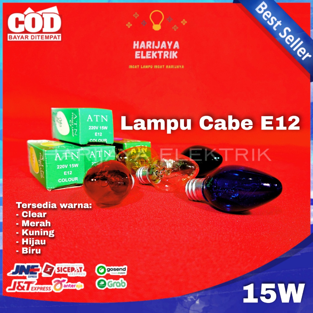 Jual Lampu Cabe E C Watt V Atn Bohlam Jantung Tidur Candle