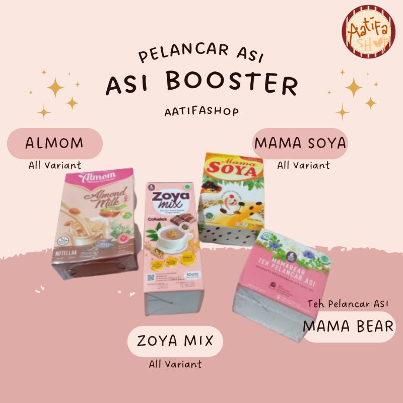 Jual Asi Booster Teh Pelancar Asi Mama Bear Mamabear Zoya Mix Almom