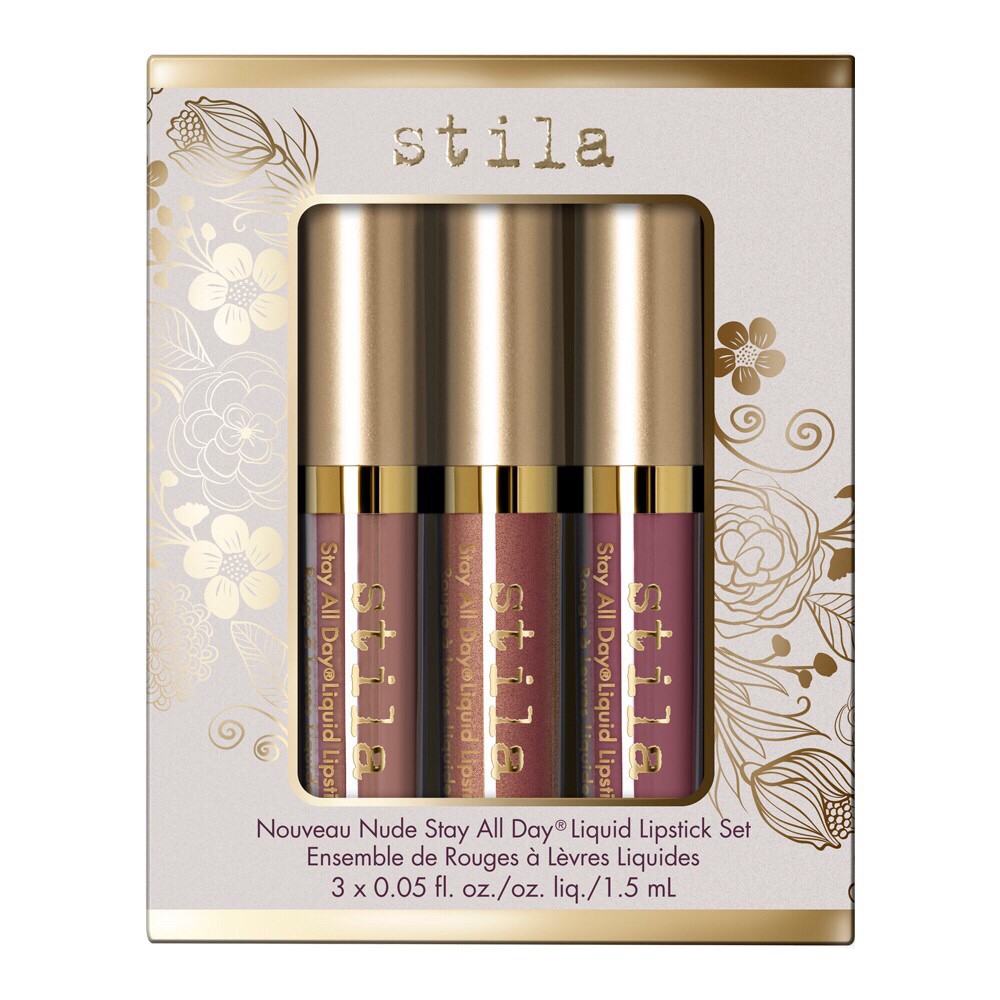 Jual Keren Mwantul Stila Nouveau Nude Stay All Day Liquid Lipstick Set