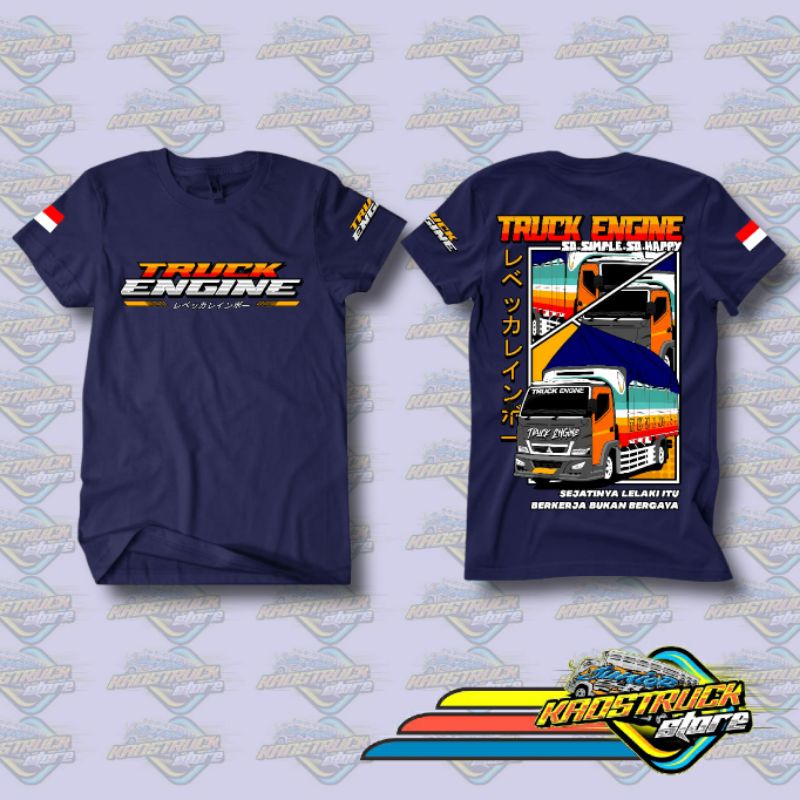 Jual KAOS TRUK BISA COD ENGINE KAOS DRIVER TRUCK ORIGINAL BAJU