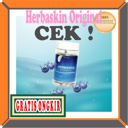 Jual Herbaskin Suplemen Pemutih Kulit Original Natural Brightening