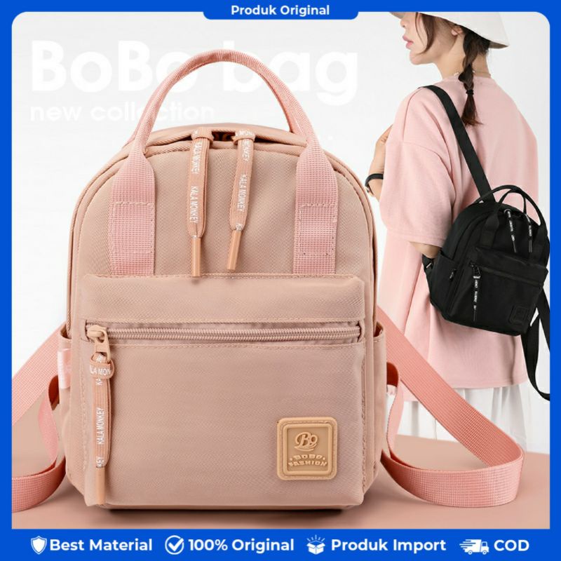 Jual BOBO FASHION Tas Ransel Wanita Bobo 3072 Tas Ransel Nilon