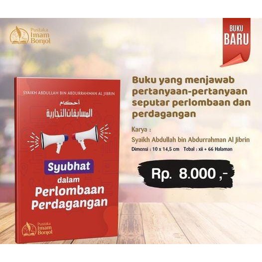 Jual Buku Saku Syubhat Dalam Perlombaan Perdagangan Shopee Indonesia