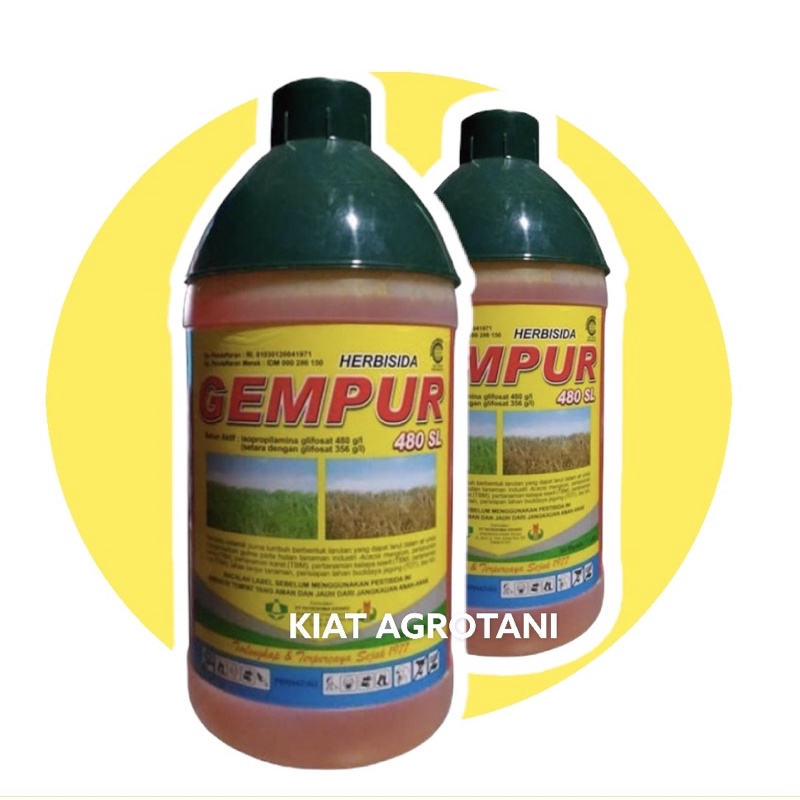 Jual Herbisida Pembasmi Rumput Sistemik GEMPUR 480 SL 1 Liter Shopee