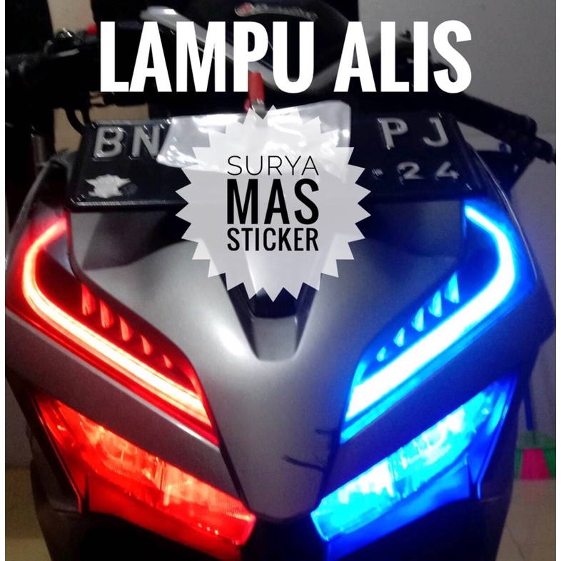 Jual Lampu Alis Led Motor Neon Flexibel 30 Cm Drl Universal Shopee