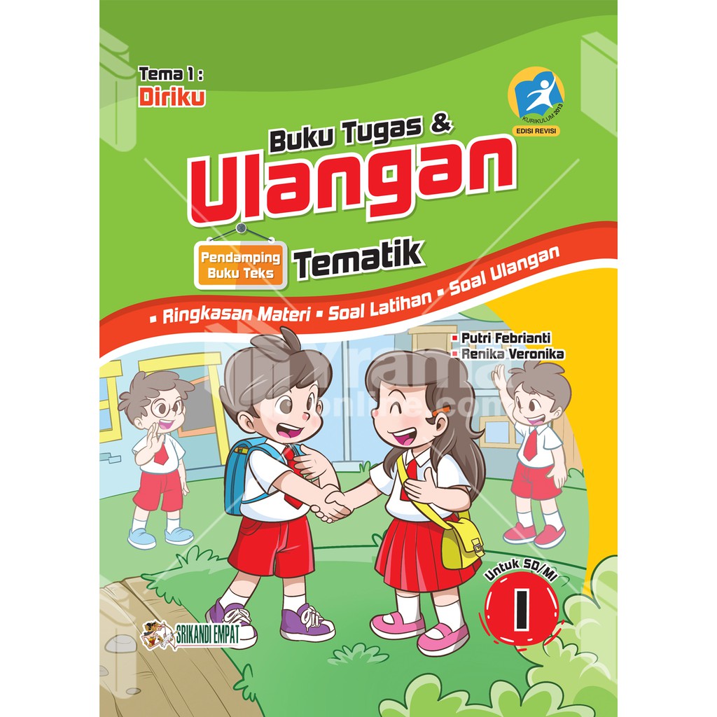 Jual Buku Tugas Dan Ulangan Tematik Sd Kelas Tema Diriku Shopee