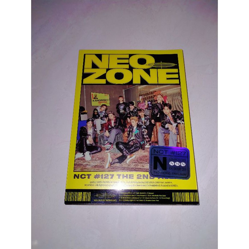 Jual Album NCT 127 NEOZONE PC Jungwoo Shopee Indonesia