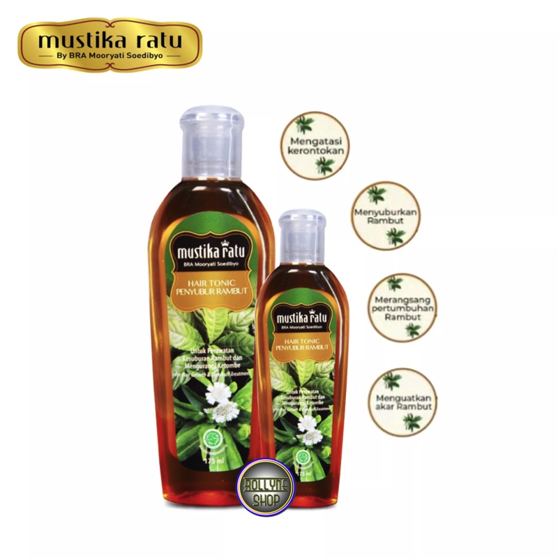 Mustika Ratu Hair Tonic Penyubur Rambut 75 ML 175 ML By Rollyne Shop