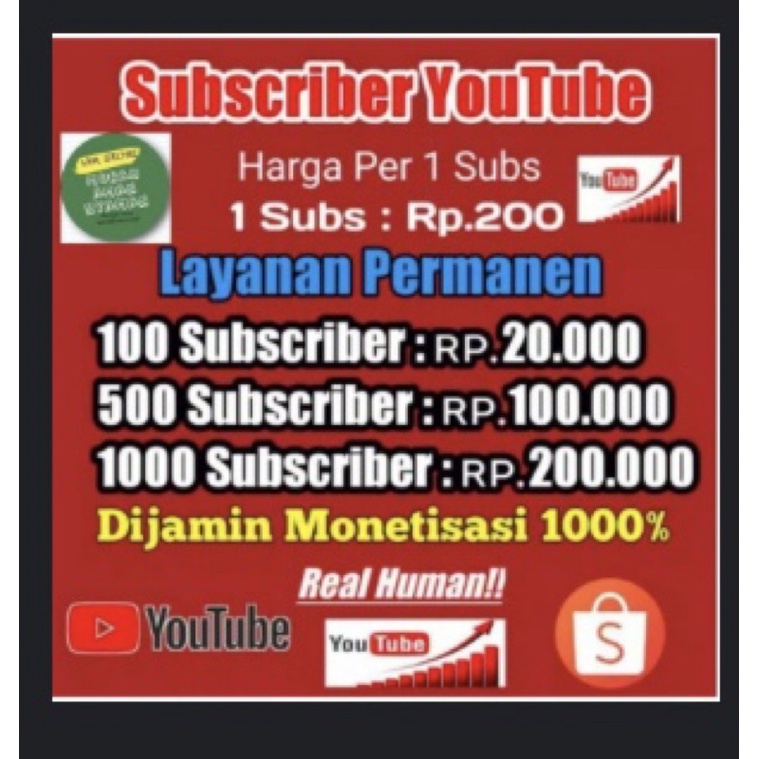 Jual Jasa Penambah Subs Auto Monetisasi Shopee Indonesia