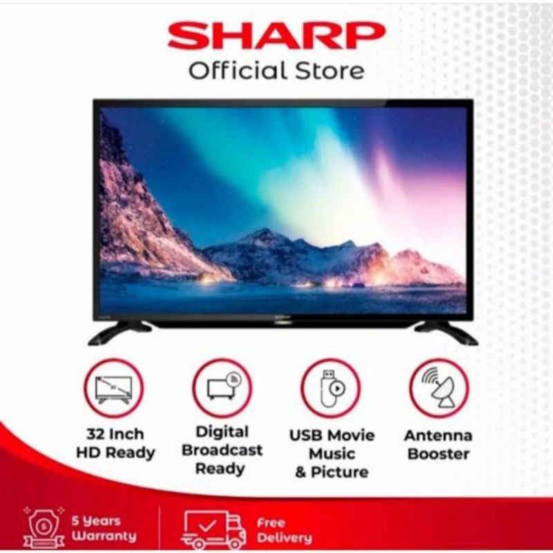 Jual TV SHARP DIGITAL 32 INCH TV LED SHARP 32 DIGITAL READY GARANSI