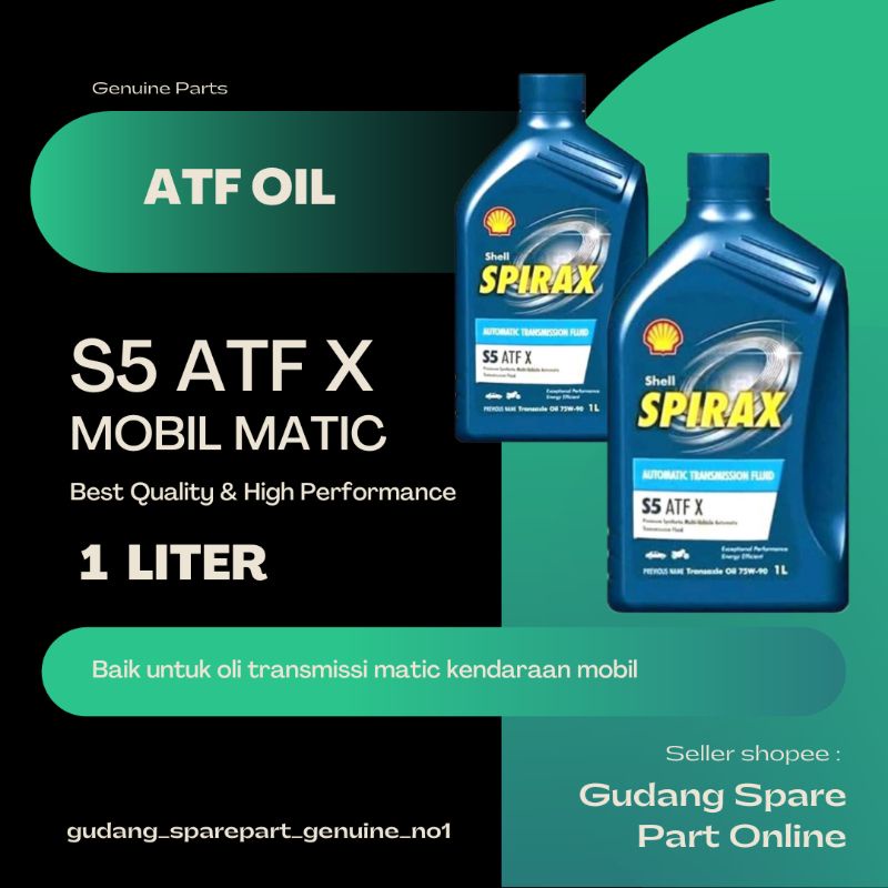 Jual Oli ATF Mobil Shell Spirax S5 ATF X Oli Matik Oli Transmissi Mobil