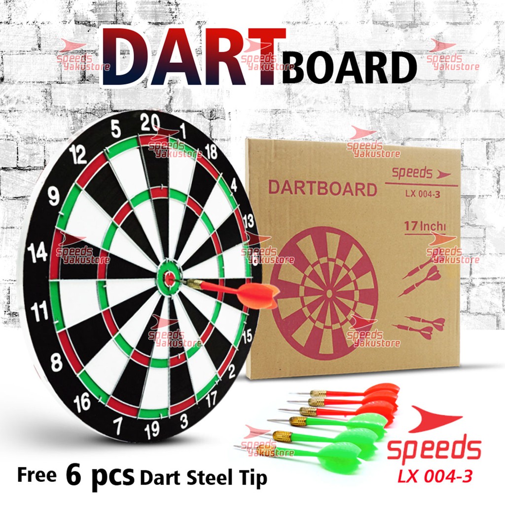 Jual Speeds Dart Game Besar Inch Papan Dart Panahan Dinding Board