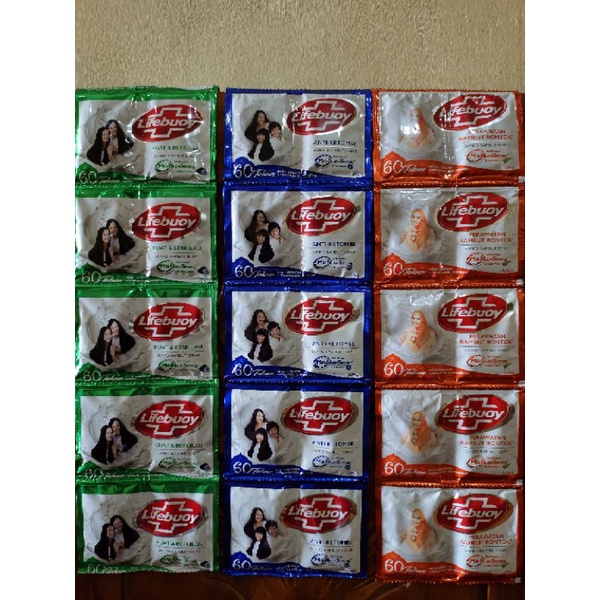 Jual Lifebuoy Shampoo Sachet Biru Hijau Oren Ml Renceng Isi