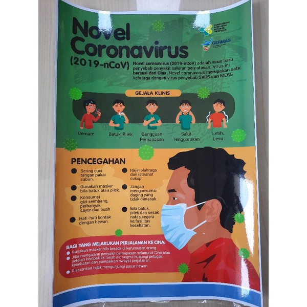 Jual Poster Novel Coronavirus Ncov Shopee Indonesia