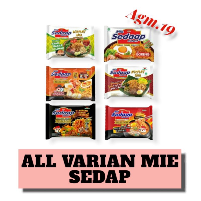 Jual Mie Sedap All Varian Termurahhh Shopee Indonesia